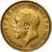 Australia, George V, 1/2 Sovereign, 1915, Sydney, Oro, MBC, KM:28