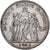 Coin, France, Hercule, 5 Francs, 1876, Bordeaux, EF(40-45), Silver, KM:820.2