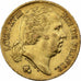 Francia, Louis XVIII, 20 Francs, 1818, Paris, Oro, MBC, Gadoury:1028, Le