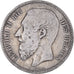 Coin, Belgium, Leopold II, 2 Francs, 2 Frank, 1866, VF(20-25), Silver, KM:30.1