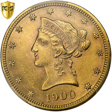 Vereinigte Staaten, $10, Eagle, Coronet Head, 1900, Philadelphia, Gold, PCGS