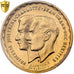 Luxemburg, 20 Francs, Mariage du prince héritier, 1953, Brussels, Gold, PCGS