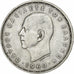 Grecia, Paul I, 20 Drachmai, 1960, Plata, MBC, KM:85