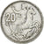 Griechenland, Paul I, 20 Drachmai, 1960, Silber, SS, KM:85