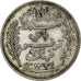 Túnez, Muhammad al-Nasir Bey, 2 Francs, 1916, Paris, Plata, EBC, Lecompte:275