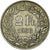 Zwitserland, 2 Francs, 1958, Bern, Zilver, PR, KM:21