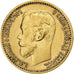 Russia, Nicholas II, 5 Roubles, 1898, St. Petersburg, Oro, BB+, KM:62