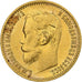 Russland, Nicholas II, 5 Roubles, 1898, Saint Petersburg, Gold, STGL