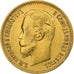 Russia, Nicholas II, 5 Roubles, 1904, Saint Petersburg, Gold, MS(60-62), KM:62