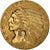 United States, $5, Half Eagle, Indian Head, 1911, Philadelphia, Gold, EF(40-45)