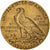 United States, $5, Half Eagle, Indian Head, 1913, Philadelphia, Gold, AU(50-53)