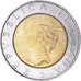 Moneta, Italia, 500 Lire, 1997, Rome, SPL-, Bi-metallico, KM:187