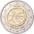 Malta, 2 Euro, E.M.U., 10th Anniversary, 2009, Paris, AU(55-58), Bimetaliczny