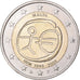 Malta, 2 Euro, E.M.U., 10th Anniversary, 2009, Paris, SPL-, Bi-metallico, KM:134