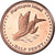 Moeda, NIGHTINGALE ISLAND, 1/2 Penny, 2011, Île de Nightingale, MS(63), Cuivre