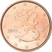 Finland, Euro Cent, 2002, Vantaa, FDC, Copper Plated Steel, KM:98