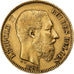 Belgium, Leopold II, 20 Francs, 20 Frank, 1868, Gold, AU(50-53), KM:32