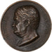 França, medalha, Michel Brezin, 1834, Bronze, Rogat, EF(40-45)