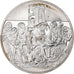 France, Medal, Peinture, Descente de Croix, Van Der Weyden, Silver, MS(64)
