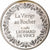 Frankreich, Medaille, La Vierge au Rocher, Leonard de Vinci, Silber, UNZ