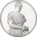 France, Médaille, Peinture, L'Aurige de Delphes, Grec, Argent, SPL
