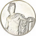 França, medalha, Peinture, L'Apollon du Belvédère, Grèce, Prata, MS(63)