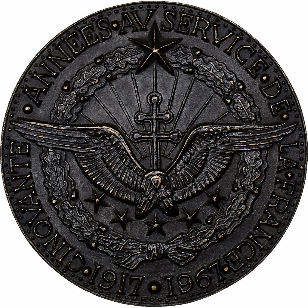 France Medal Martial Valin Général d'Armée Aérienne 1967 Bronze De ...