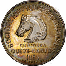 France, Medal, Société Hippique Française, Concours Ouest-Nantes, 1885