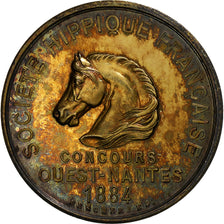 France, Medal, Société Hippique Française, Concours Ouest-Nantes, 1884