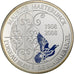 Belgien, 10 Euro, L'Oiseau bleu, BE, colourized, 2008, Brussels, Silber, STGL