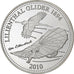 Samoa, 5 Dollars, Lilienthal Glider, 2010, Prata, MS(65-70)