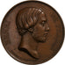 France, Medal, Henri De France, 1842, Copper, Gayrard, AU(55-58)