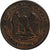 Francia, 10 Centimes, 1870, Sedan, Satirique, Bronce, MBC+