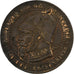 Francia, Napoleon III, 5 Centimes, 1870, Paris, Satirique, Bronce, MBC