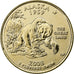 Stati Uniti, Quarter, Quarter Dollar, 2007, U.S. Mint, Alaska 1959, Doratura in