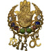 France, Broche, Main de Fatima, Brass, EF(40-45)