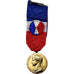 França, Médaille d'honneur du travail, medalha, 1990, Qualidade Excelente