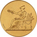 France, Medal, Droit, Justice, Gilt Bronze, Brenet, MS(63)