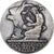 França, medalha, Industrie du Gaz de France, Bronze Prateado, Dropsy, MS(63)