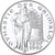 Mónaco, medalha, Dynastie des Grimaldi, 1997, Prata, MS(65-70)