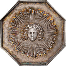 França, Token, Compagnie du Soleil, Incendie, 1829, Prata, MS(60-62)