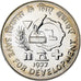 INDIA-REPUBLIC, 50 Rupees, 1977, Mumbai, Bombay, MS(64), Silver, KM:258