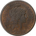 Francia, Dupuis, 2 Centimes, 1909, Paris, BB+, Bronzo, KM:841, Gadoury:107