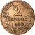 Frankreich, 2 Centimes, Dupuis, 1920, Paris, Bronze, SS, Gadoury:107, KM:841