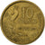 France, 10 Francs, Guiraud, 1950, Paris, Aluminum-Bronze, AU(55-58)