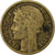 Francia, 50 Centimes, Morlon, 1947, Paris, Alluminio-bronzo, MB, Gadoury:423b