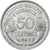 Francja, 50 Centimes, Morlon, 1947, Beaumont - Le Roger, Aluminium, AU(50-53)