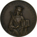 Francia, medalla, Institut Normal, 1905, Bronce, Marey, SC