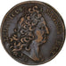 Francia, zeton, Louis XIV, Chambre aux Deniers, 1711, Cobre, MBC, Feuardent:2446