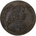 Francia, zeton, Louis XIV, Domaine du Roi, 1675, Cobre, MBC, Feuardent:2897 var